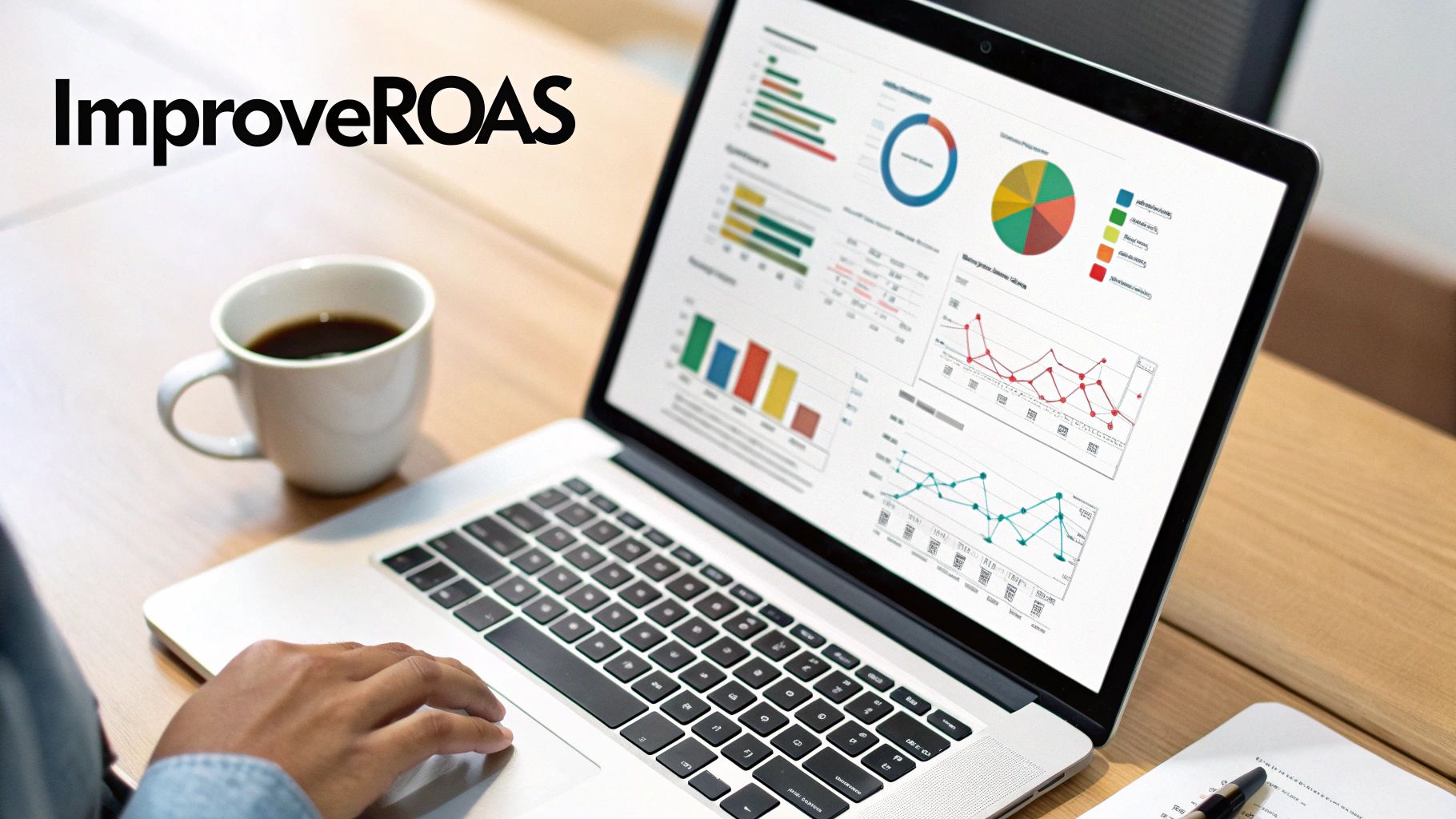 A graph showing a steep upward trend in ad revenue, symbolizing profitable scaling.