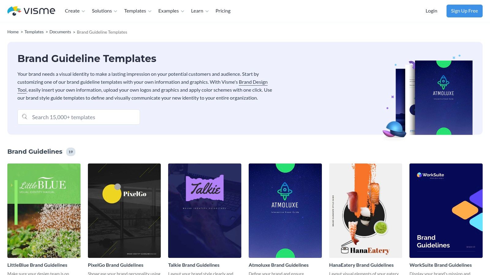 Visme: The Interactive Online Brand Hub