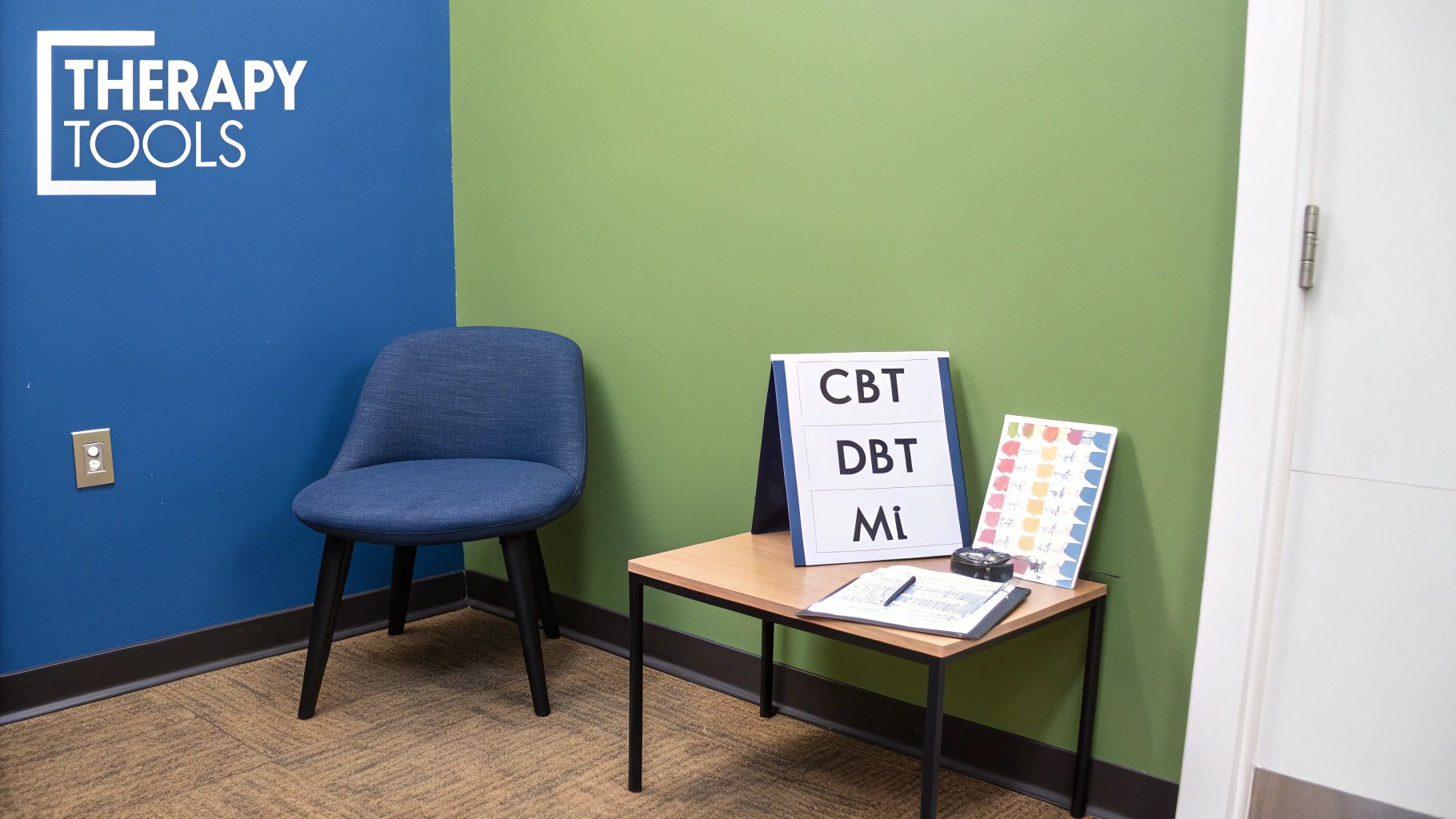 A compassionate therapy session in progress