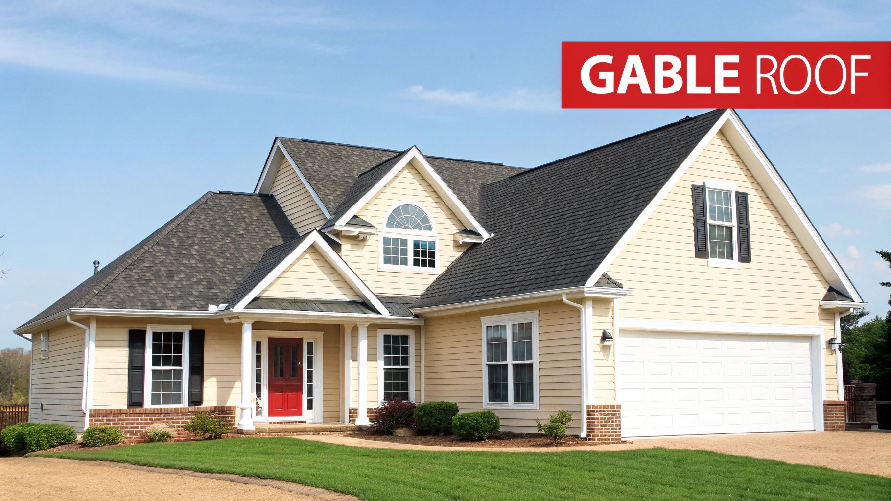 1. Gable Roof: The Timeless Classic
