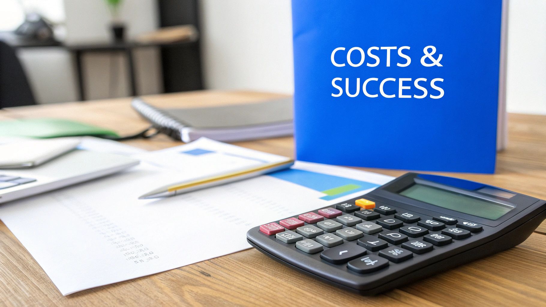 A chart showing upward trends for cost, duration, and success rates.