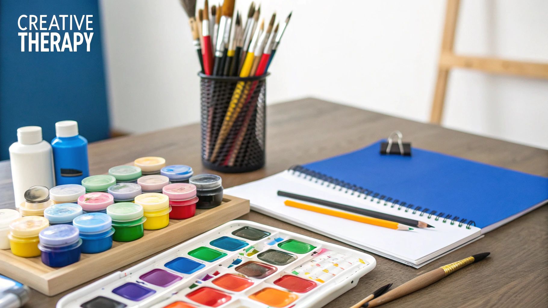 A person walks down a clear, well-defined path in a peaceful, natural setting.