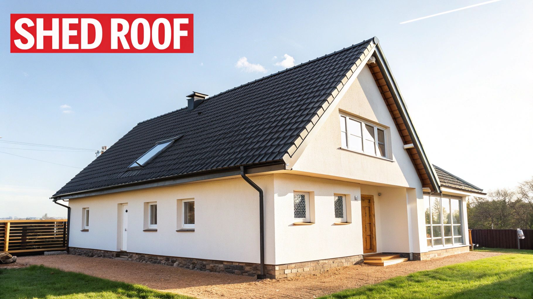 7. Shed Roof: The Modernist Statement