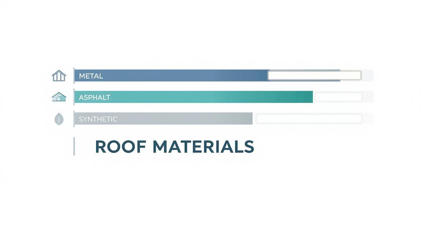 Infographic about hail resistant roofing