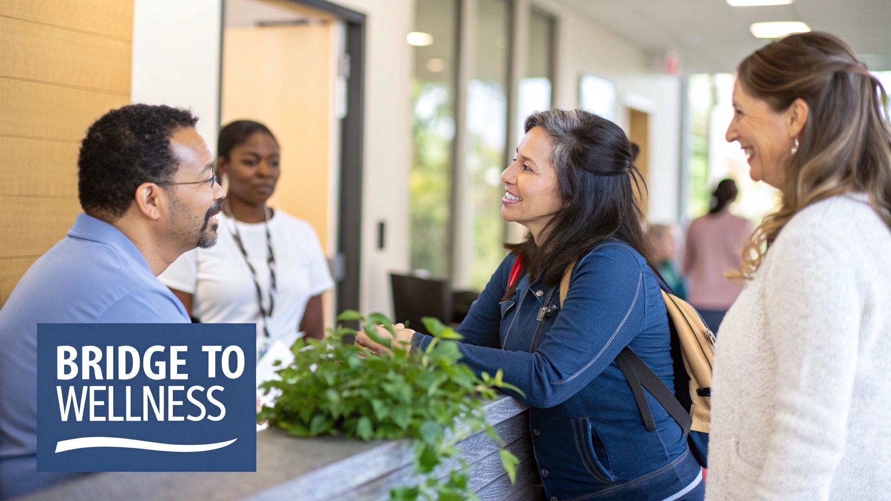 A calm and supportive group therapy session in a brightly lit room, conveying a sense of community and healing.