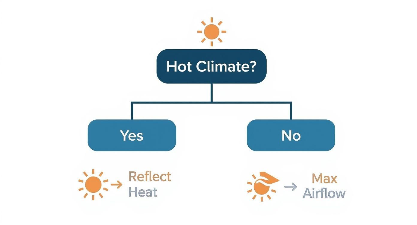 Infographic about clay or concrete roof tiles