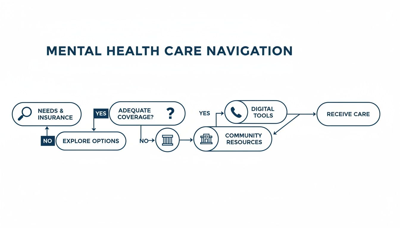 A friendly therapist sitting across from a patient during a session.