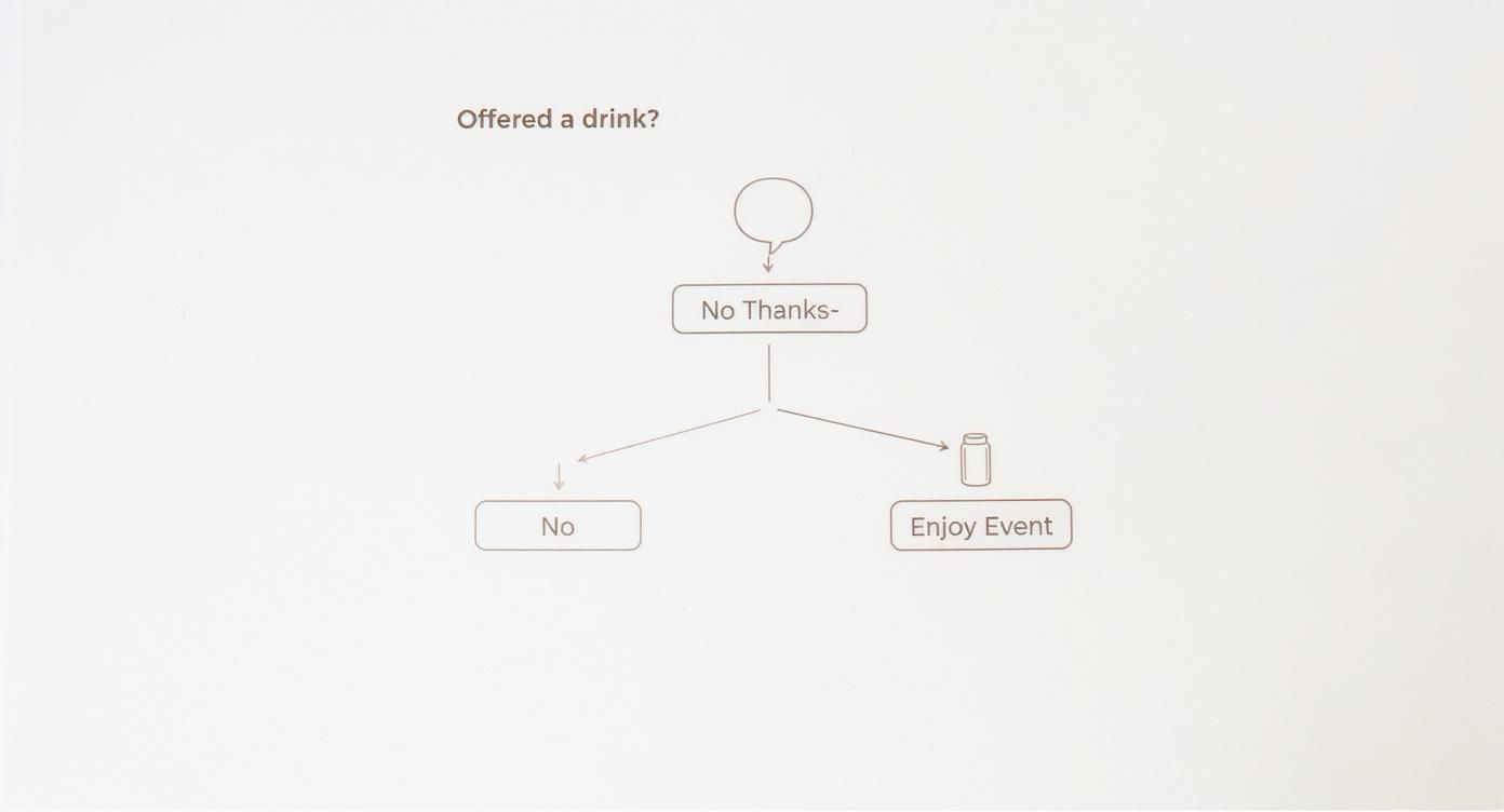 Infographic about how to stay sober