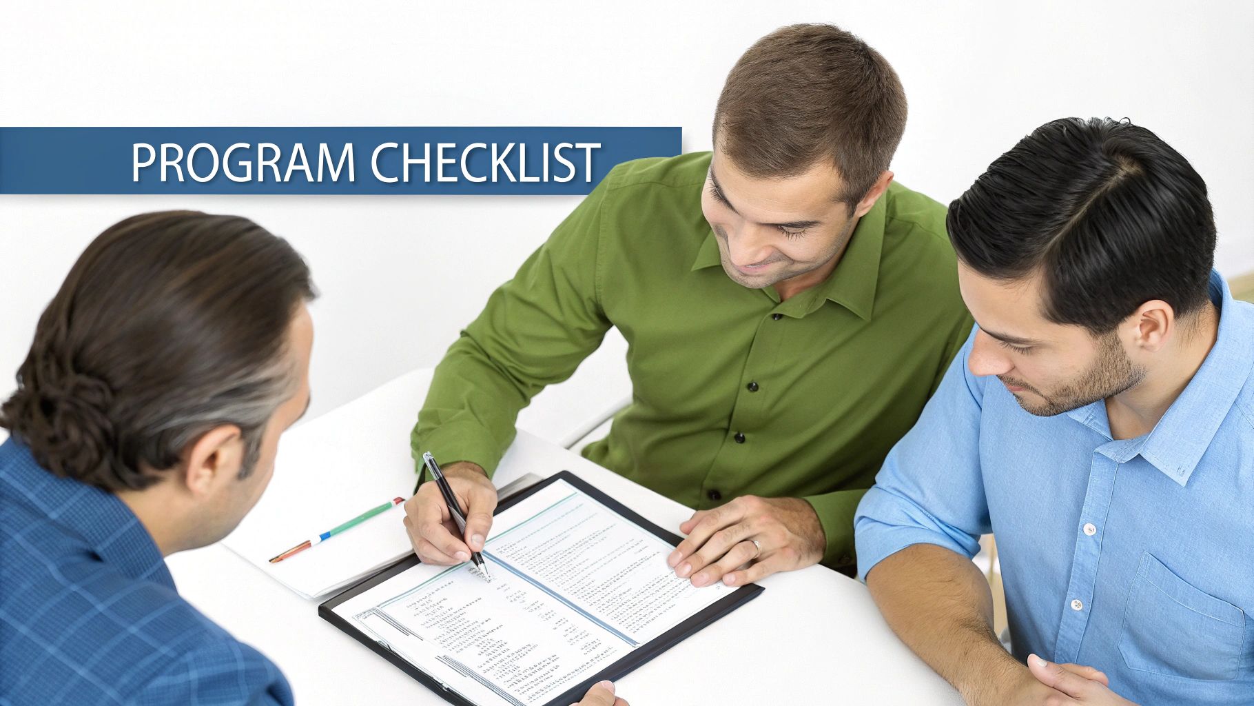 A counselor and a couple in a therapy session.