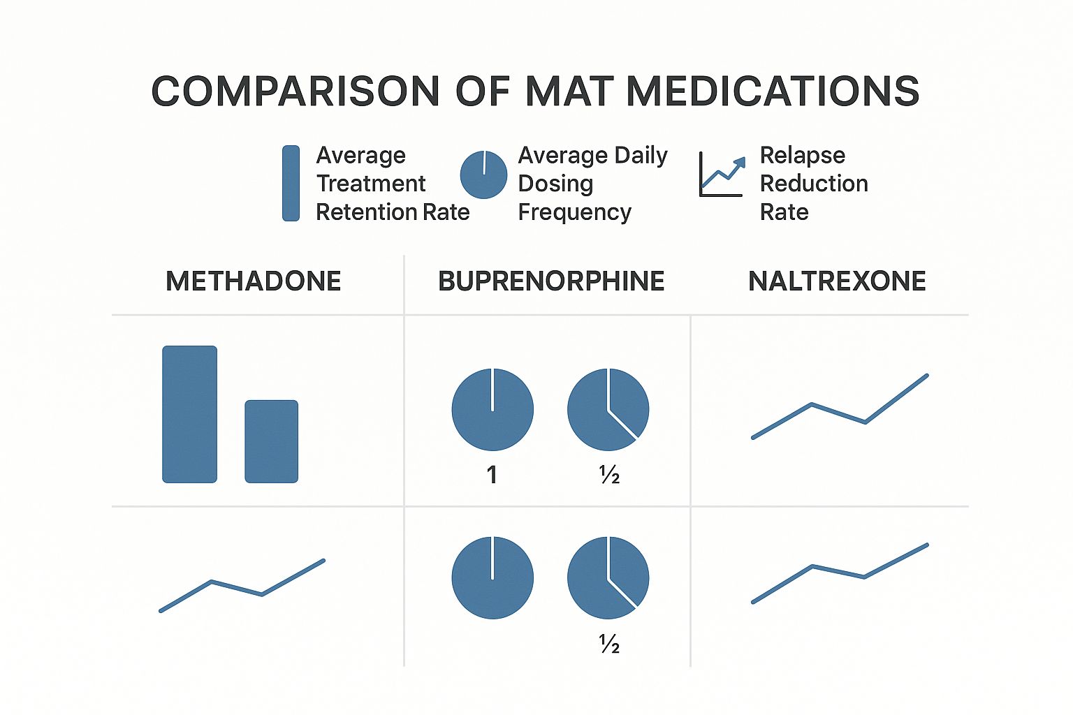Infographic about what is medication assisted treatment