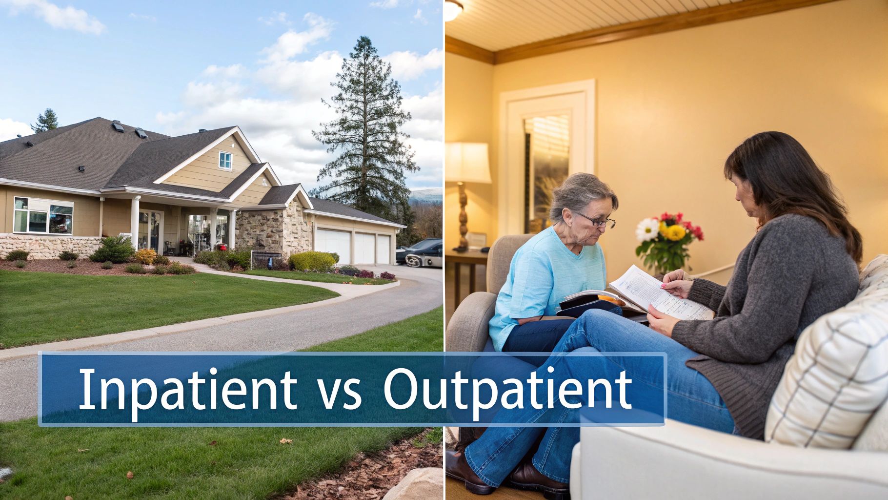 A healthcare provider and patient discussing a treatment plan in a calm, professional setting.