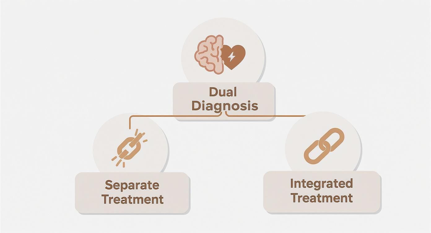 Infographic about mental health and addiction