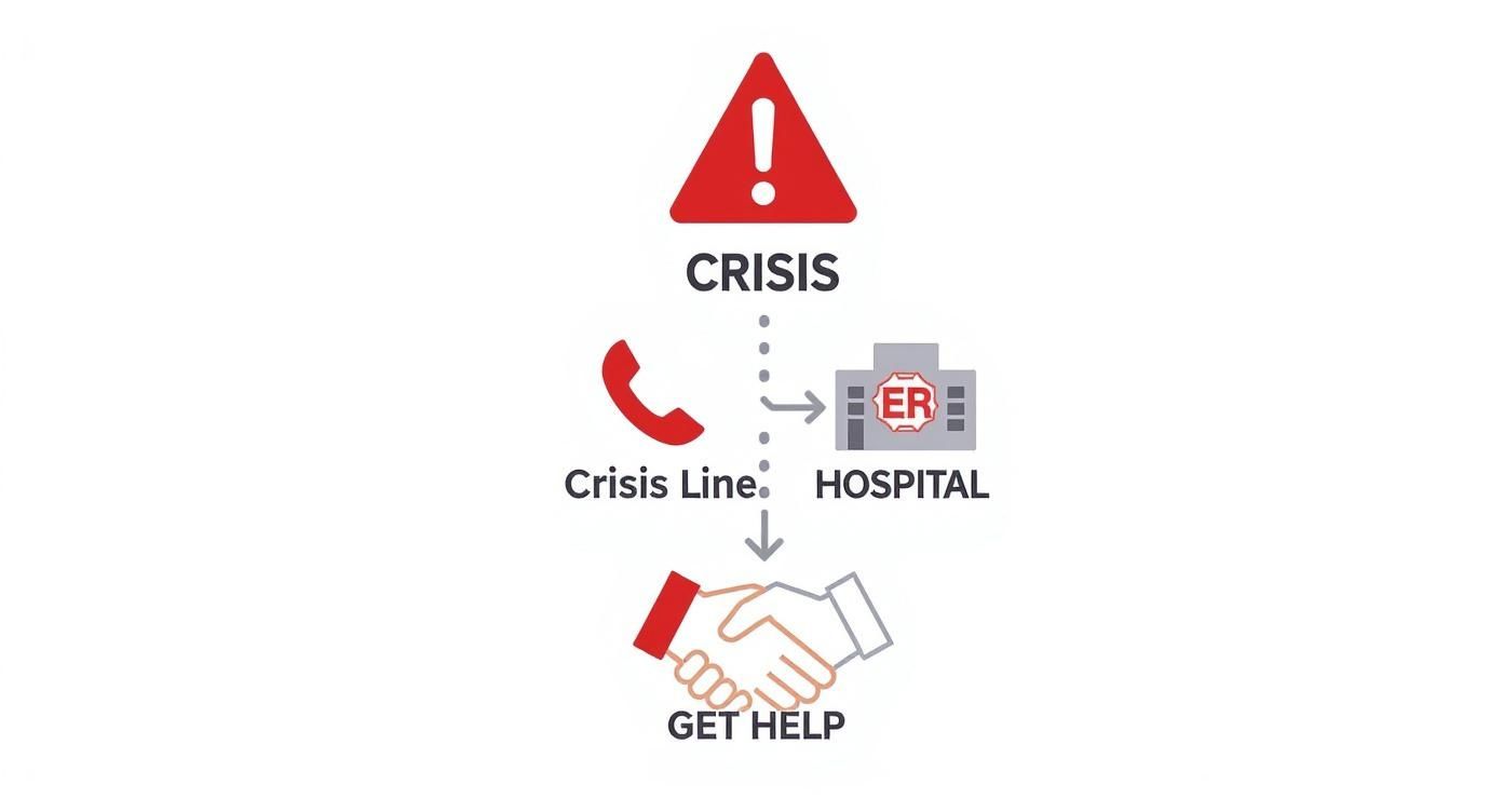 Infographic about how to treat severe depression