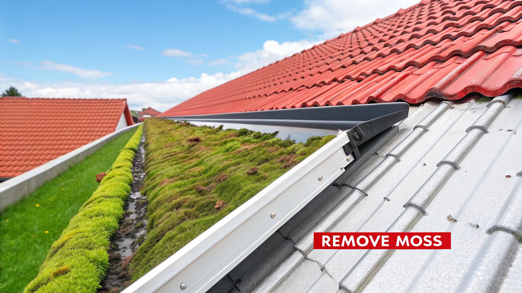 Remove Moss, Algae, and Lichen Growth