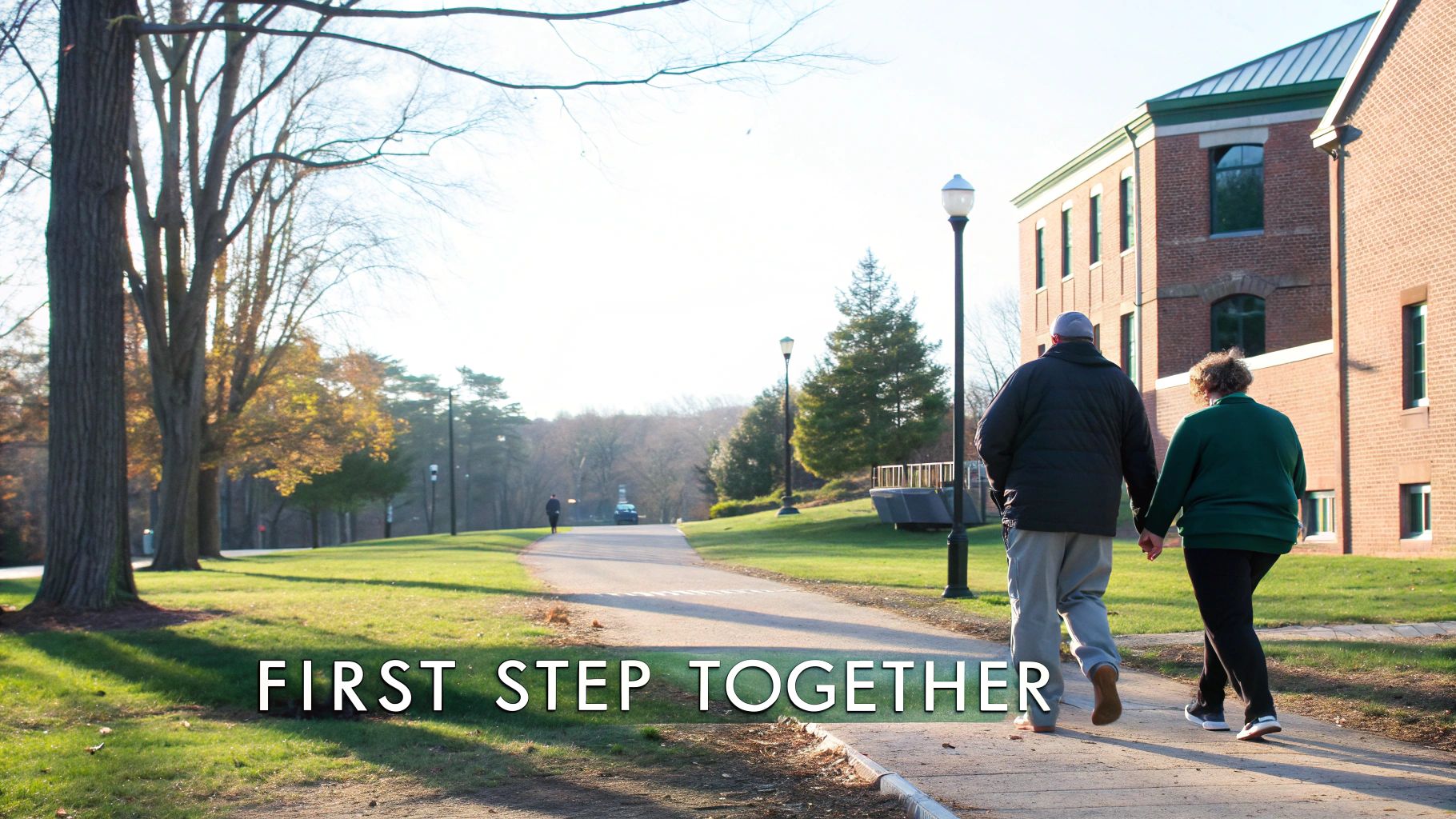 A peer recovery coach meeting with a client in Massachusetts