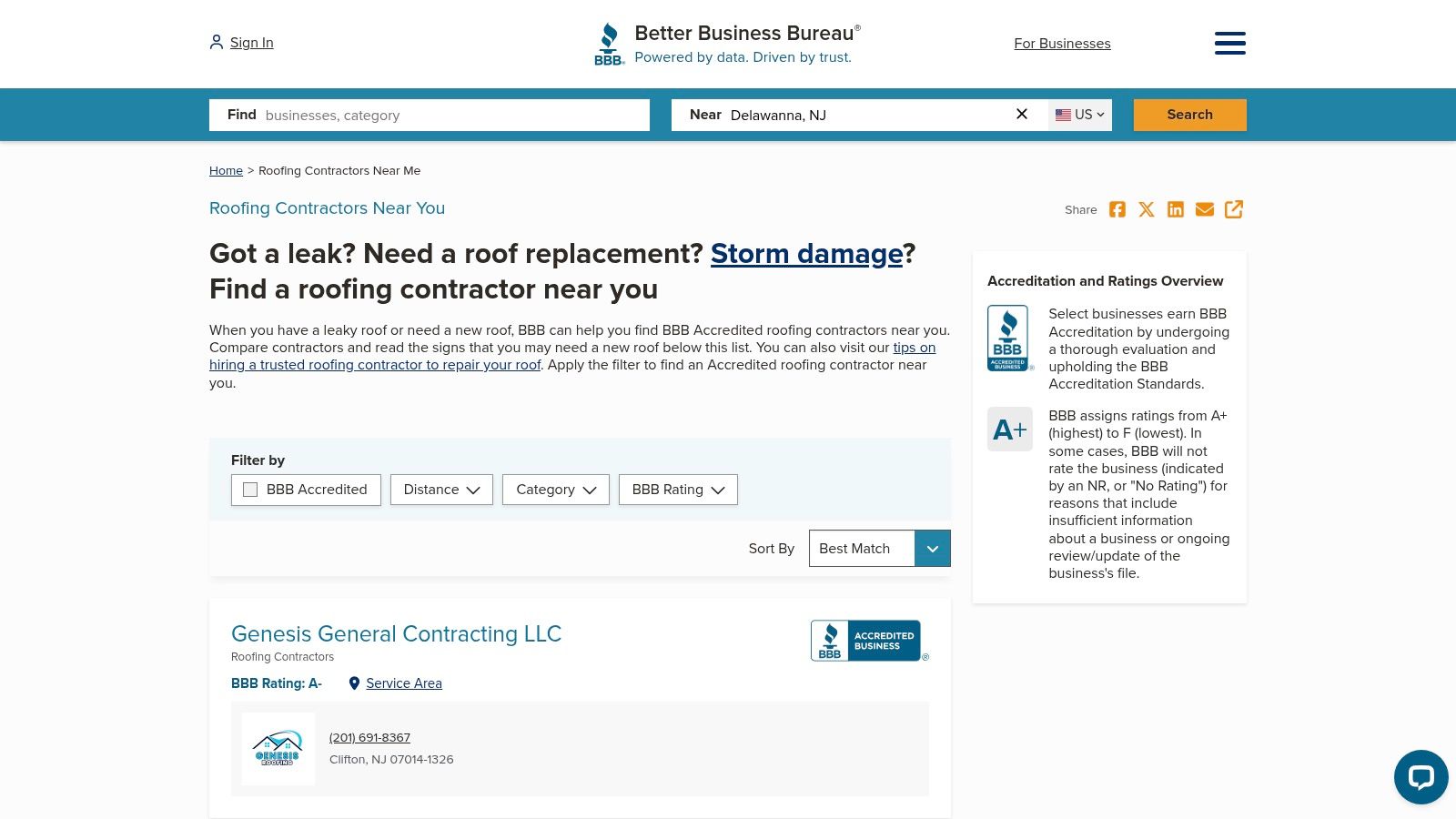 Better Business Bureau (BBB)