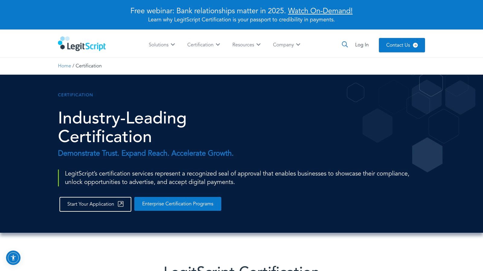 LegitScript – Certification Lookup