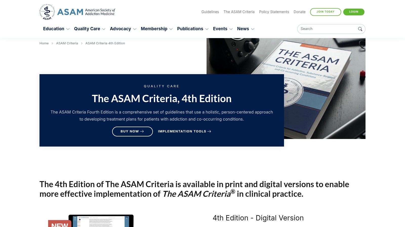 ASAM Criteria, 4th Edition + Assessment Guides