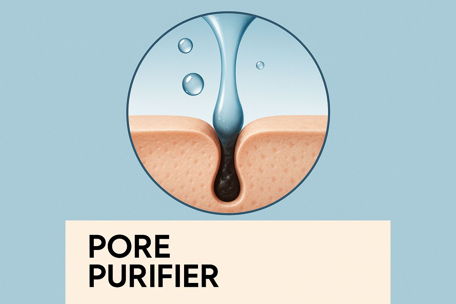 Infographic about face wash with benzoyl peroxide and salicylic acid