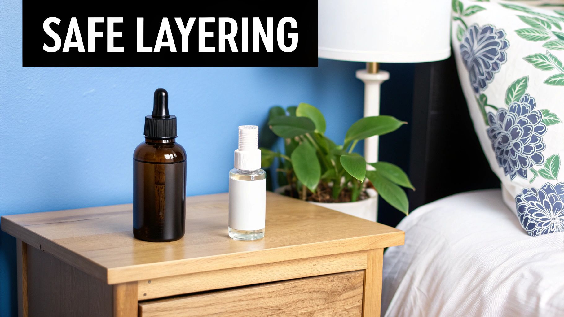 A person's hands carefully applying a skincare serum to their face, illustrating a gentle and strategic approach.