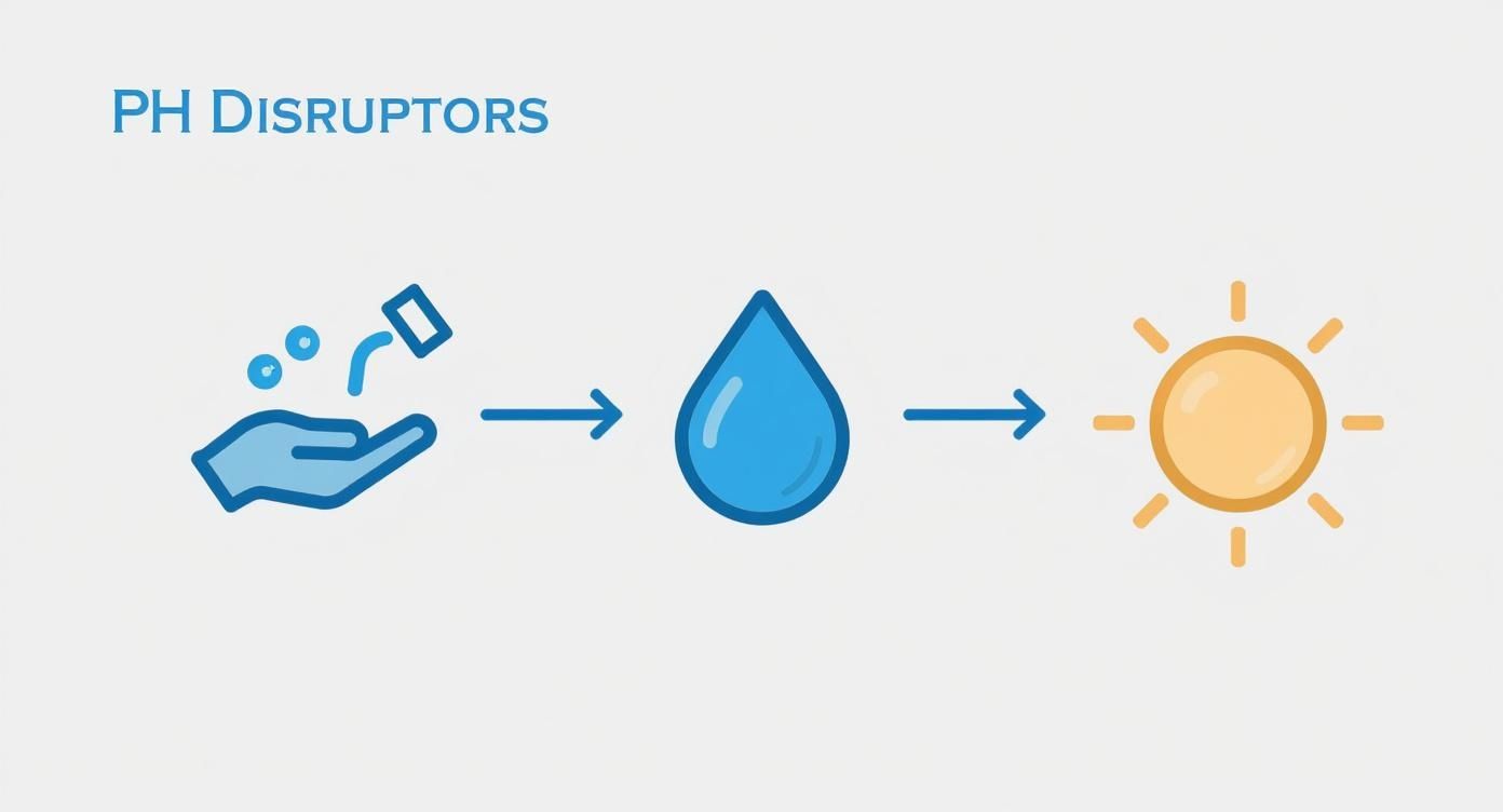 Infographic about what is skin ph balance