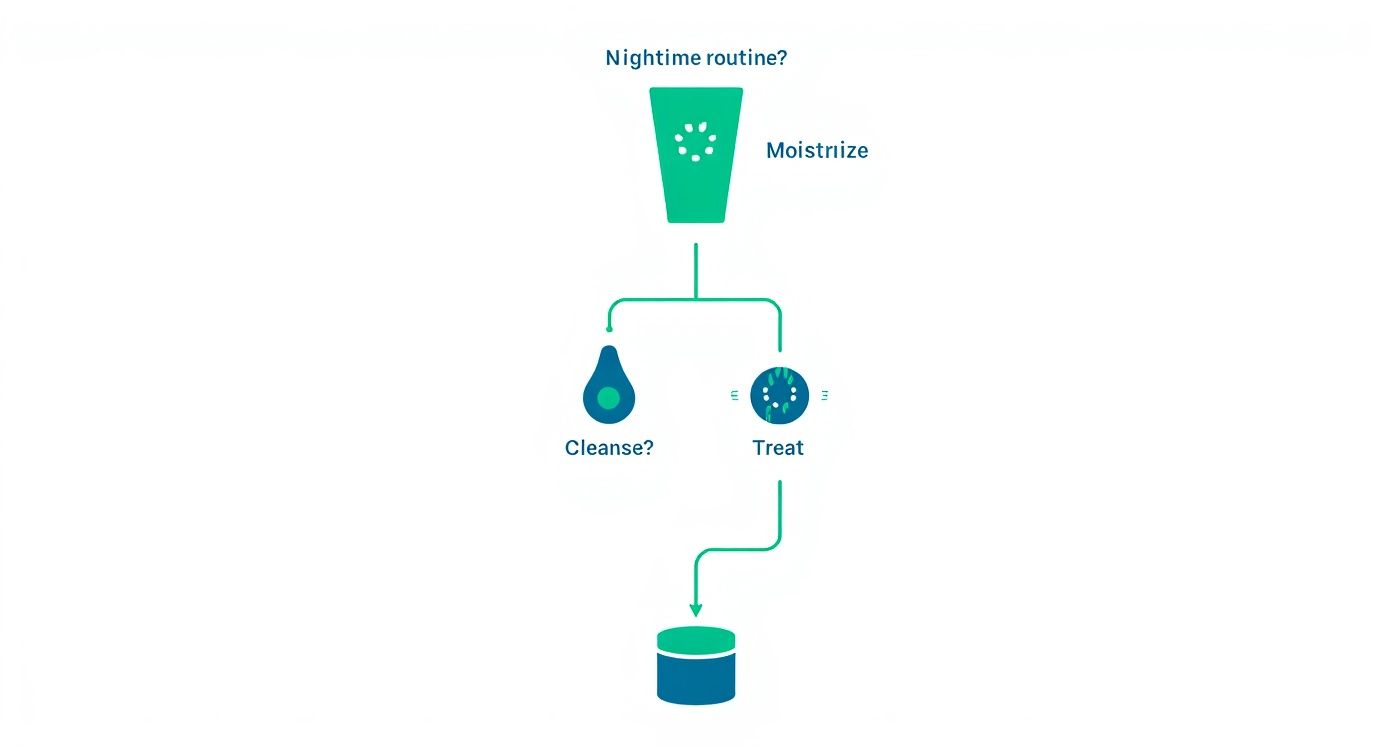 Infographic about how to reduce acne redness overnight