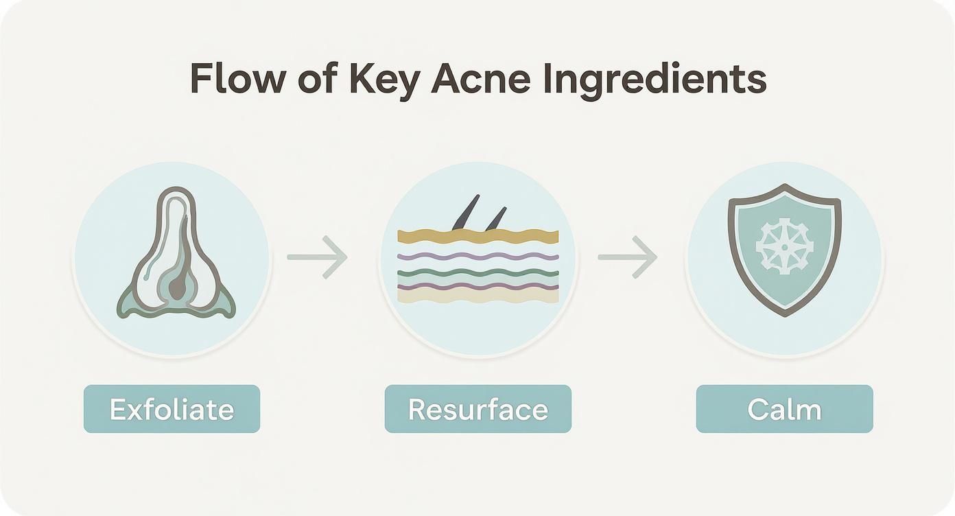 Infographic about how to build a skincare routine