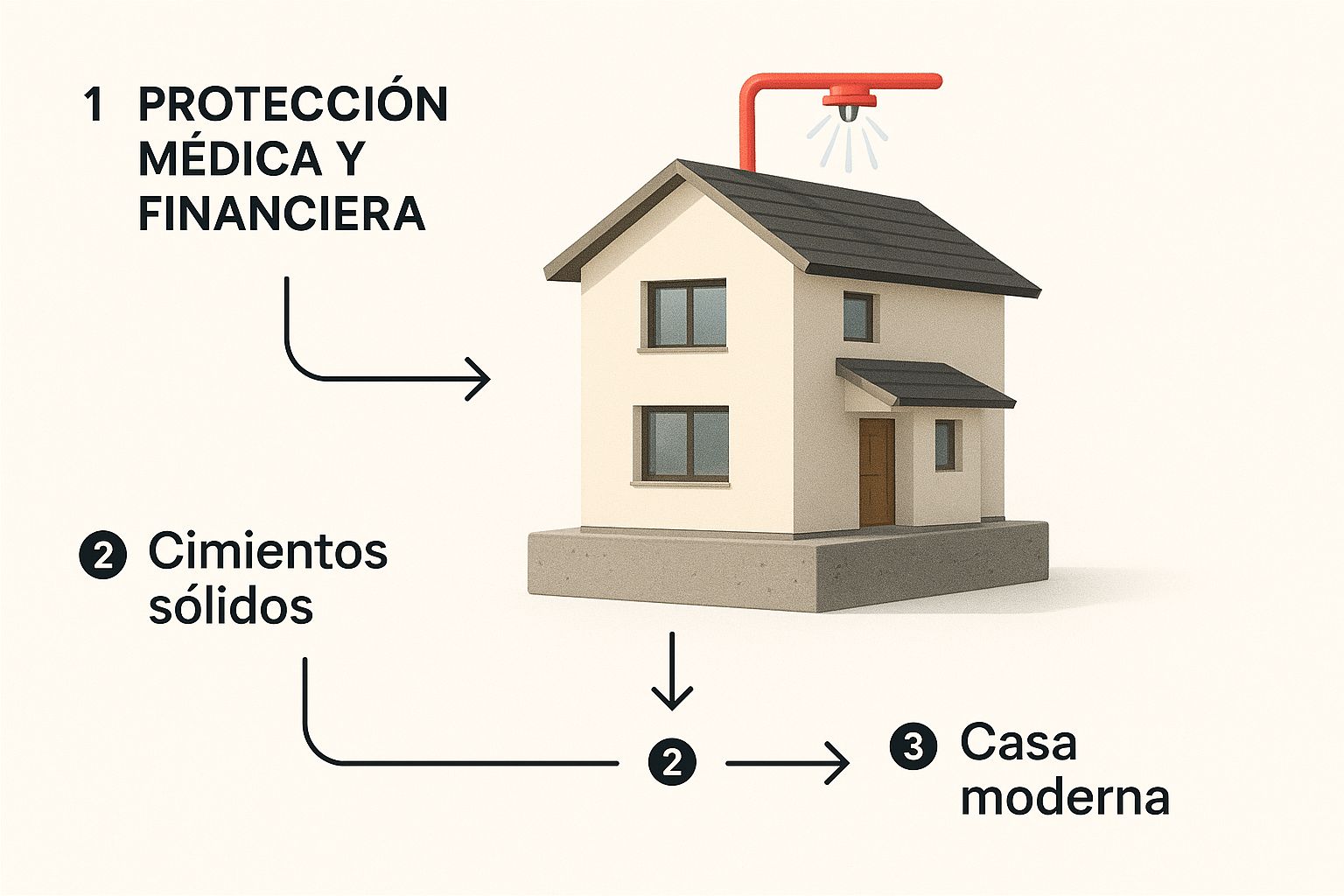 Infographic about qué es un seguro de gastos médicos