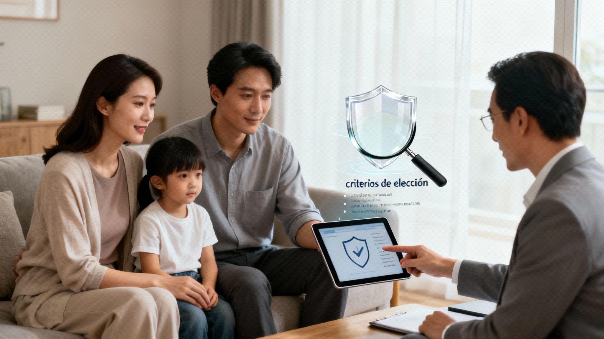 Criterios para elegir la aseguradora ideal para tu familia