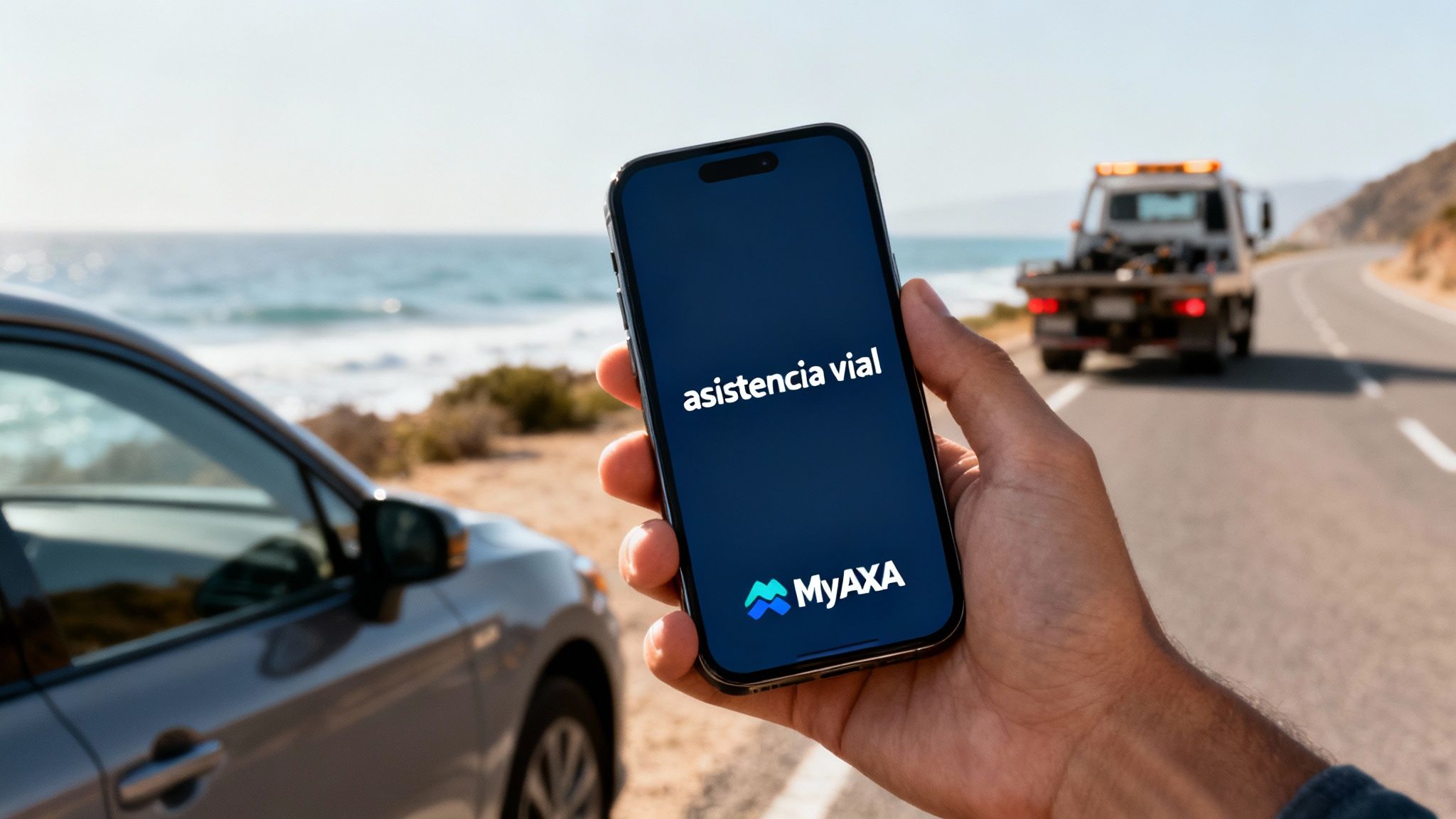 Una familia sonorense disfrutando de un atardecer en San Carlos, sintiéndose seguros y protegidos por AXA.