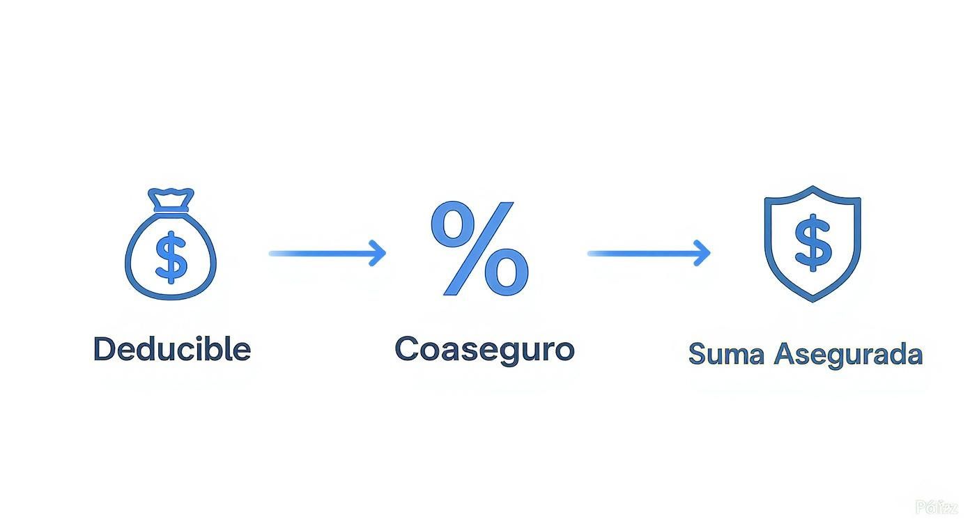 Infographic about seguros de gastos medicos