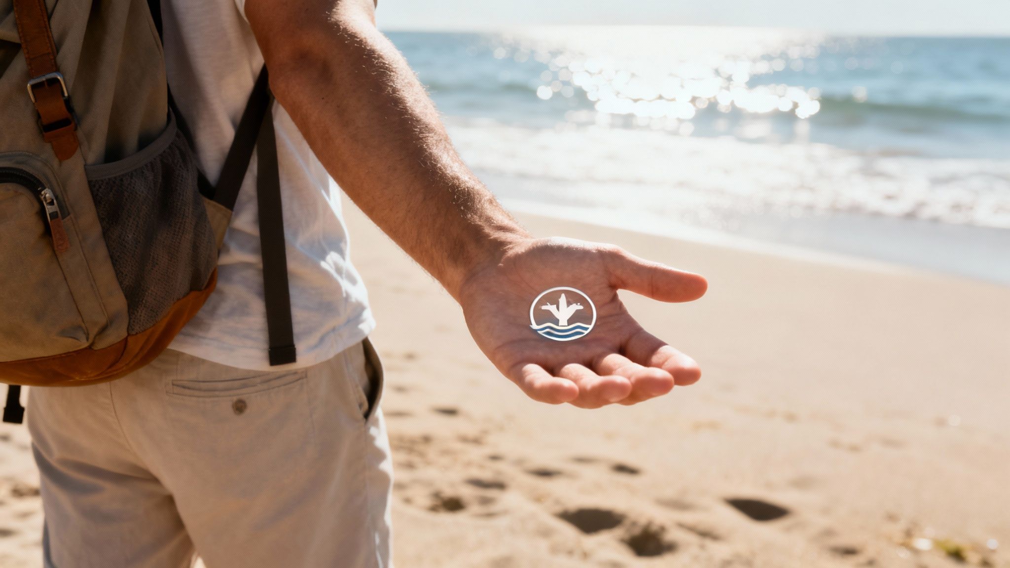 Una familia disfrutando de un viaje con la tranquilidad de tener un seguro, con el texto superpuseto "Por qué necesitas un seguro de viaje para tu tranquilidad"