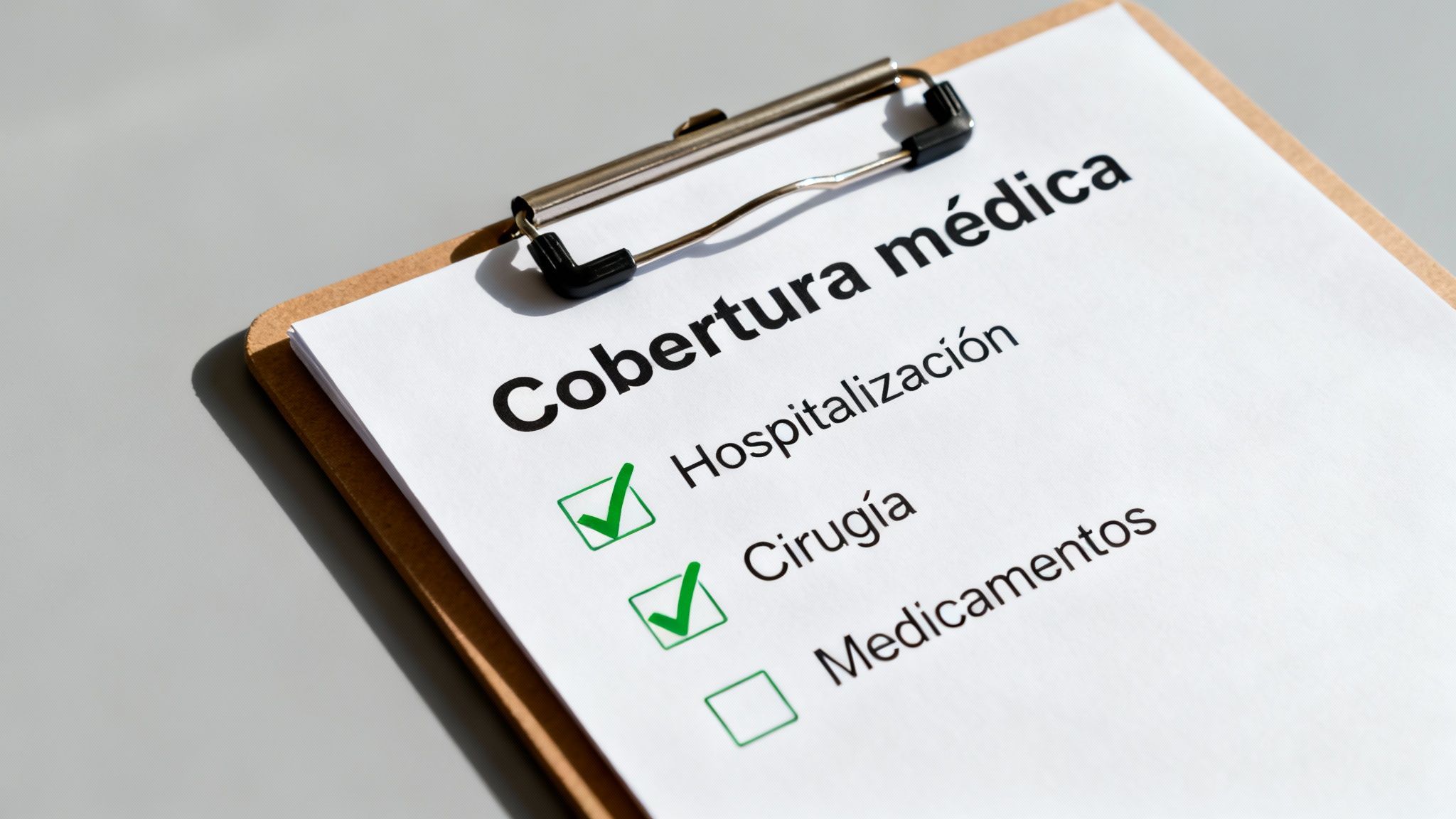 Person reviewing insurance policy details