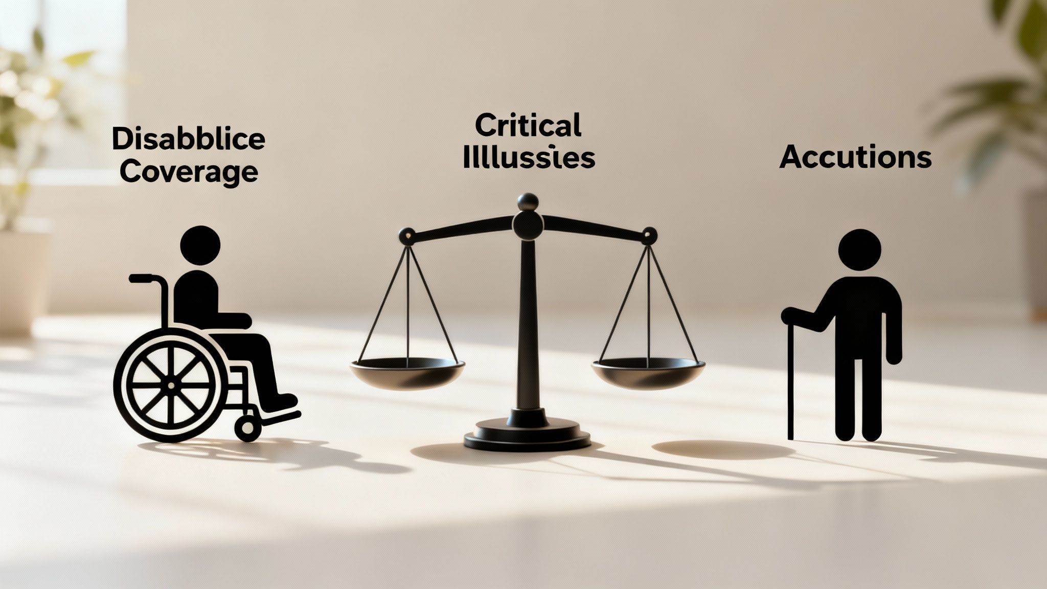 Persona en Nogales analizando documentos de seguros con una calculadora.