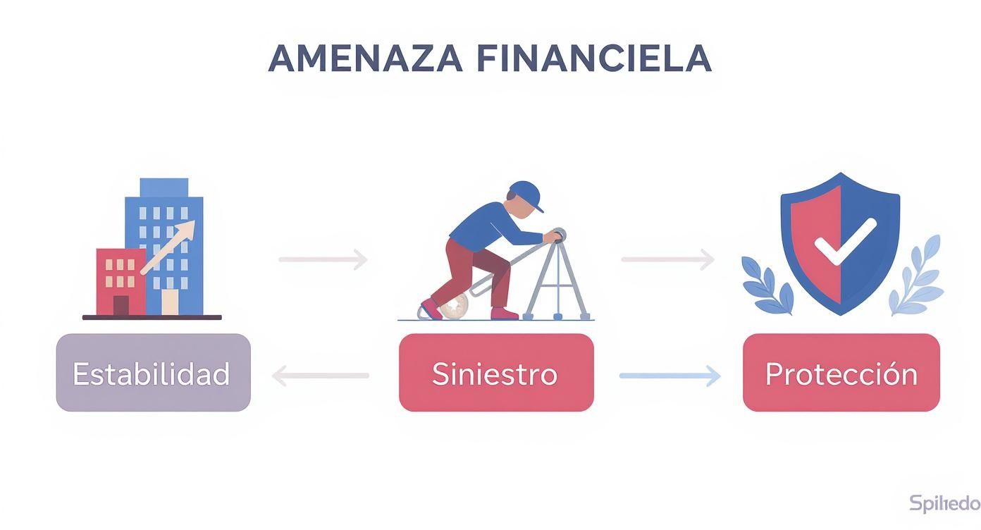 Infographic about mejor seguro de gastos médicos