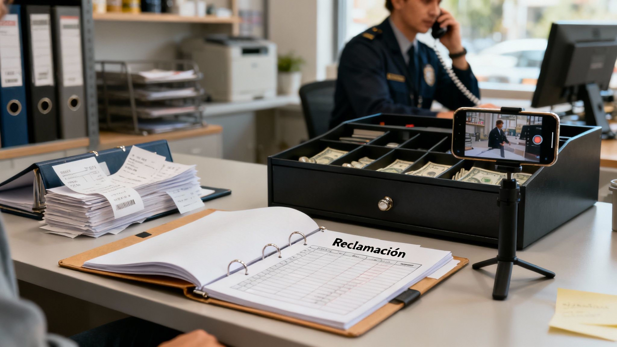 Empresa de logística recupera monto robado