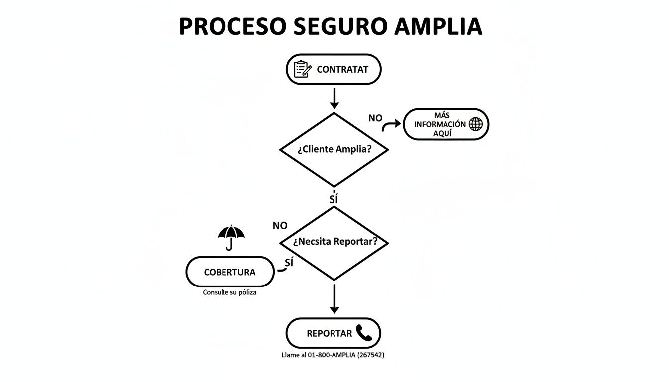 Infographic about seguro cobertura amplia