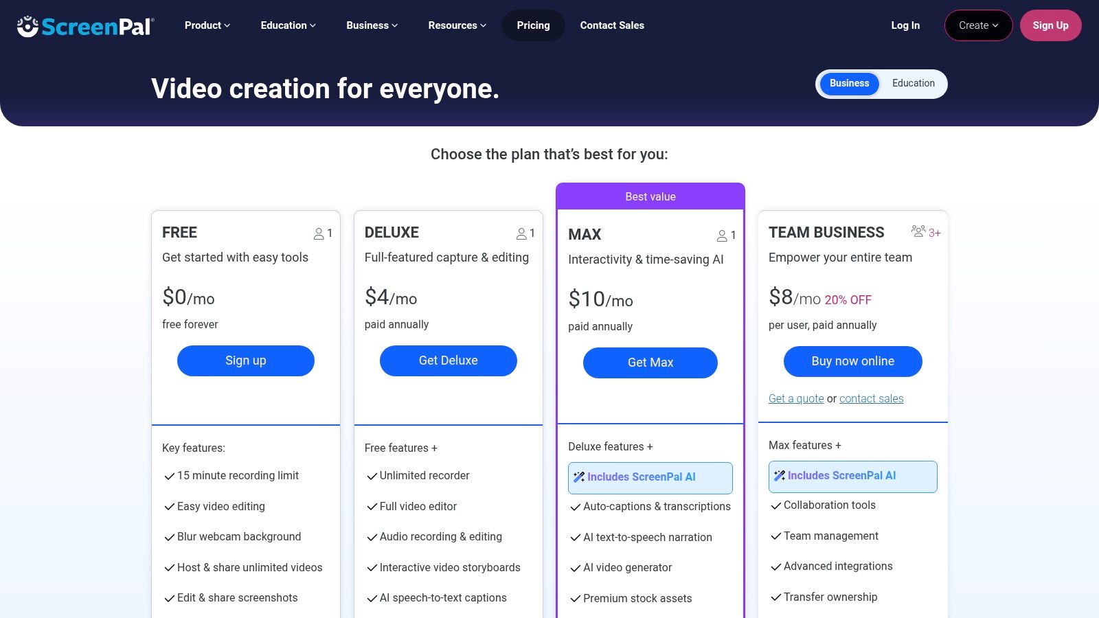 ScreenPal (formerly Screencast-O-Matic)