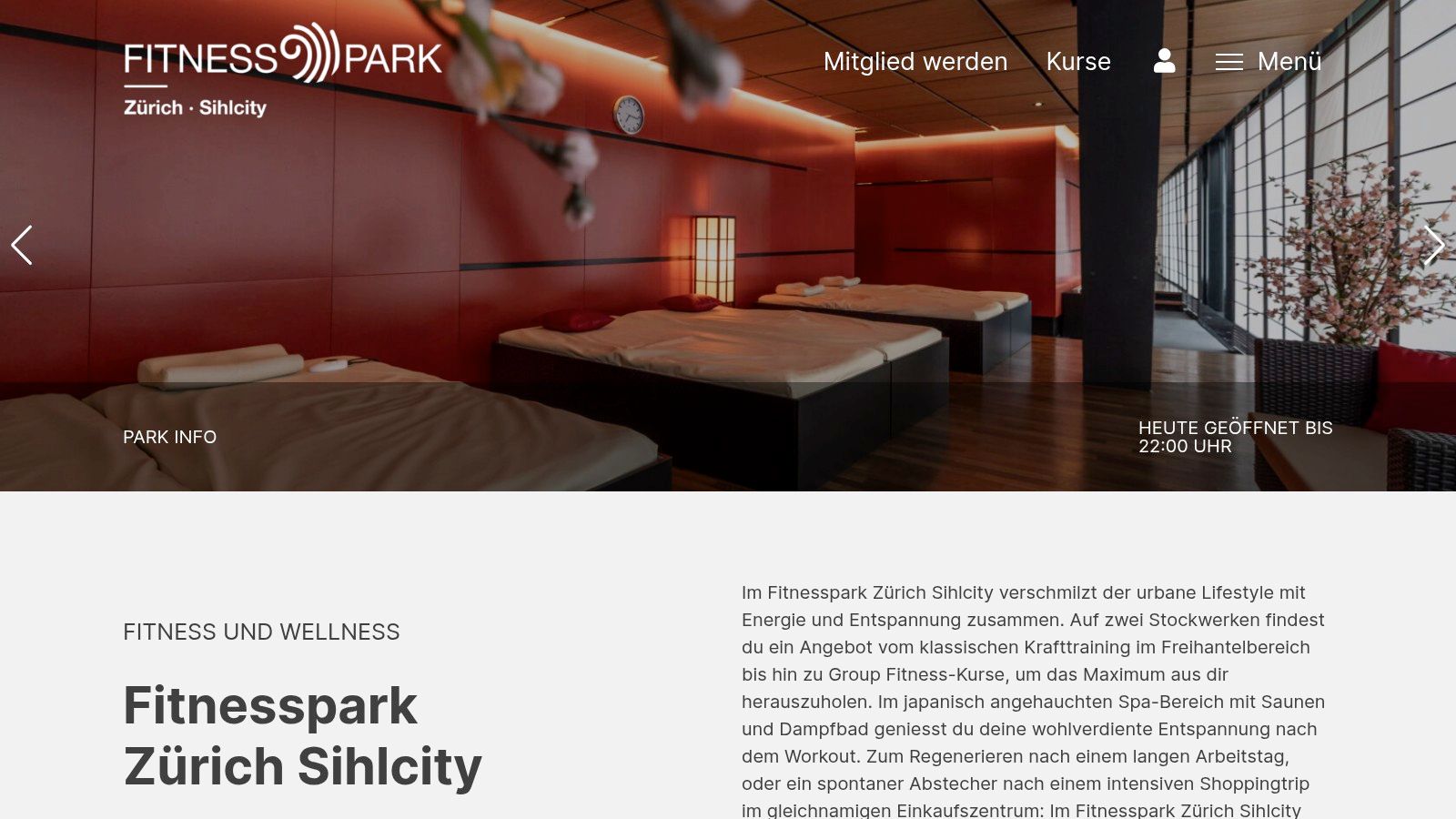 Fitnesspark Zürich (Migros‑Gruppe)