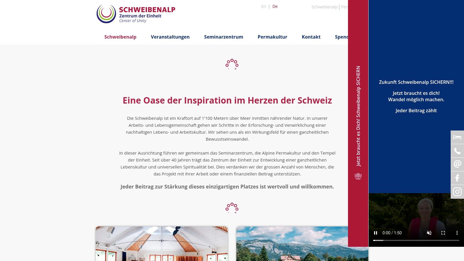 Schweibenalp – Zentrum der Einheit
