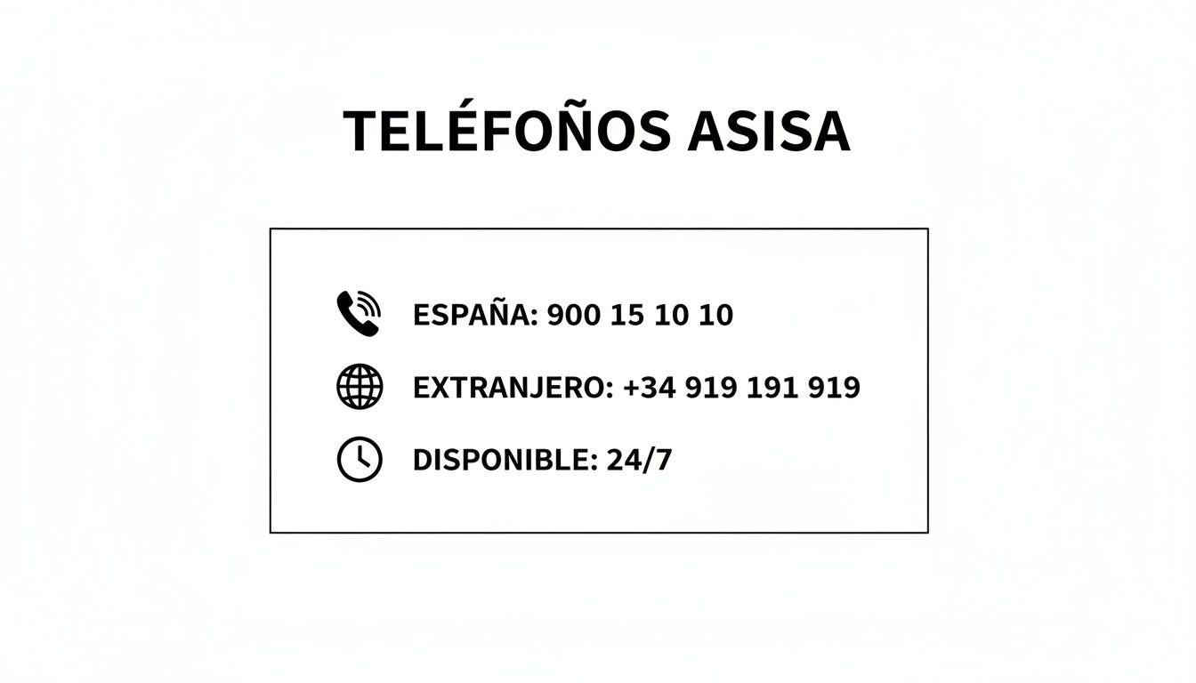 Asisa urgencias teléfono gratuito: Guía rápida y datos esenciales 1 Información de contacto de ASISA: número de teléfono gratuito para España y número internacional, disponibles 24/7.