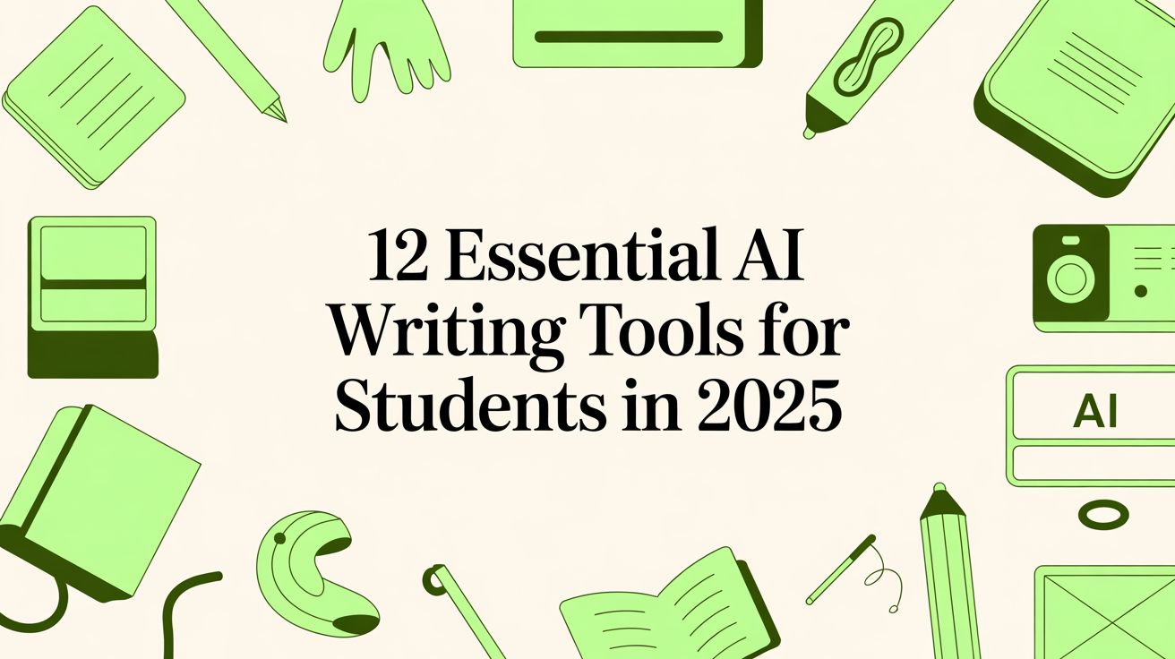12 Essential AI Writing Tools for Students in 2025