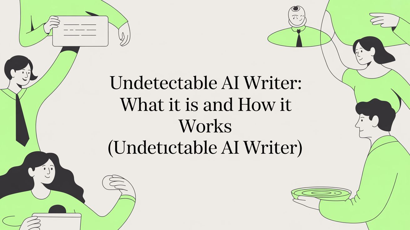 Undetectable ai writer: What It Is and How It Works (undetectable ai writer)