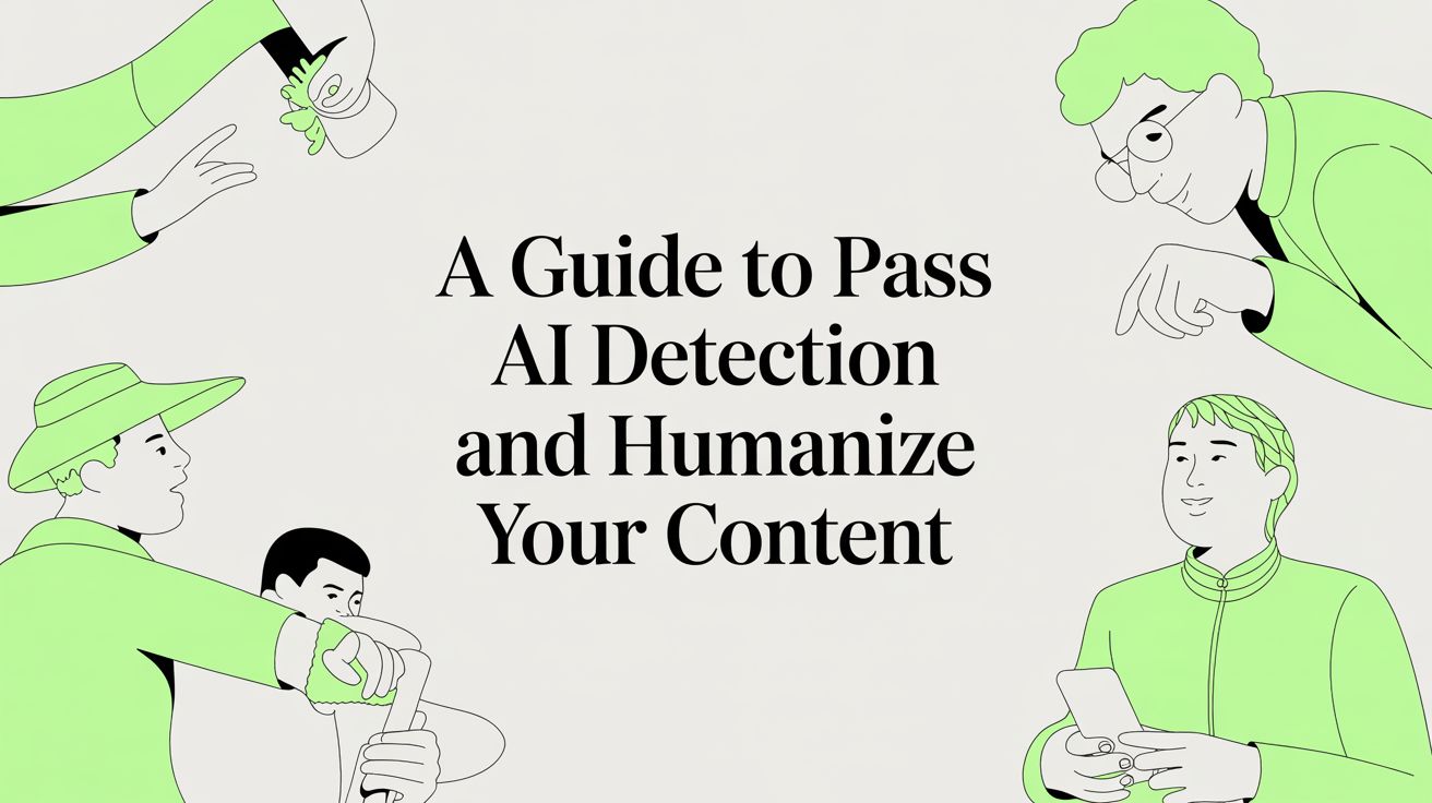 A Guide to Pass AI Detection and Humanize Your Content