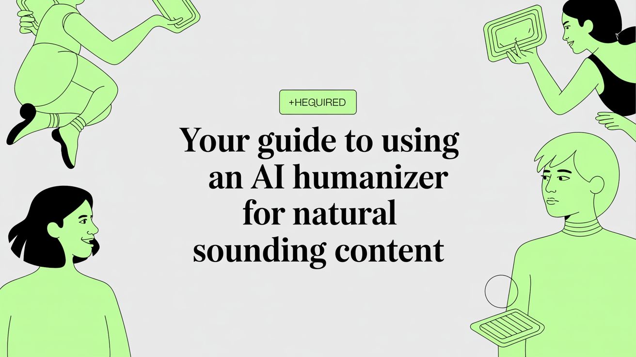 Your Guide to Using an AI Humanizer for Natural Sounding Content