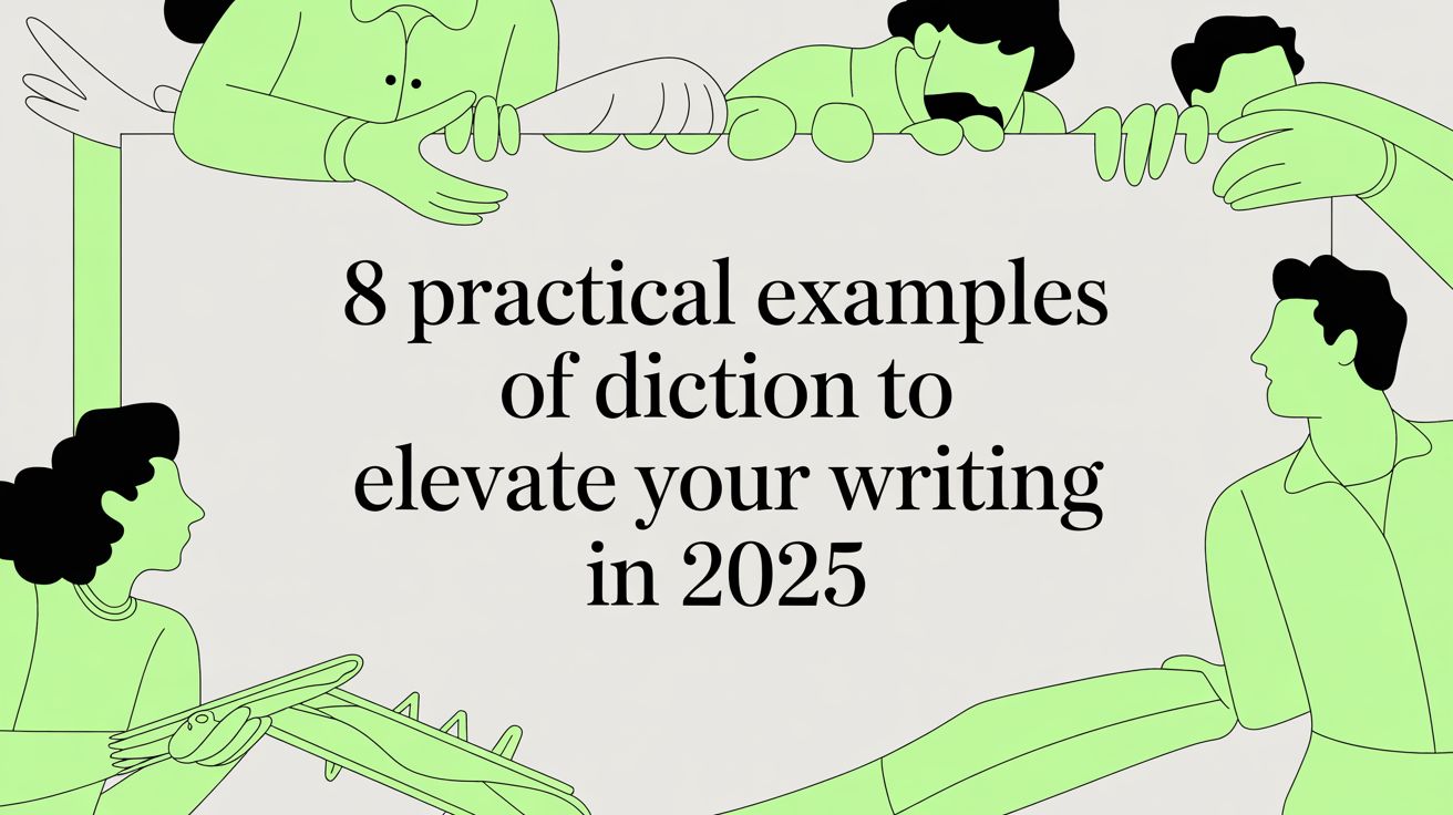 8 Practical Examples of Diction to Elevate Your Writing in 2025