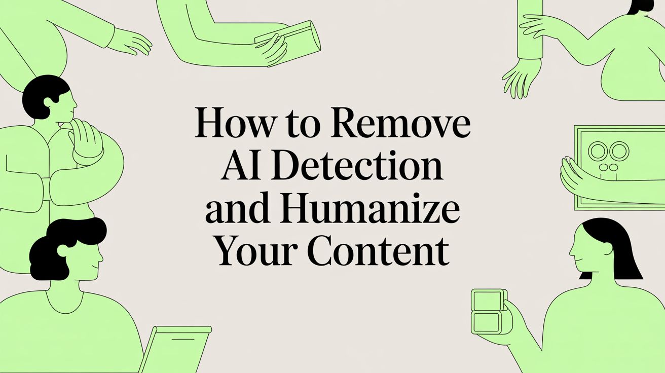 How to Remove AI Detection and Humanize Your Content