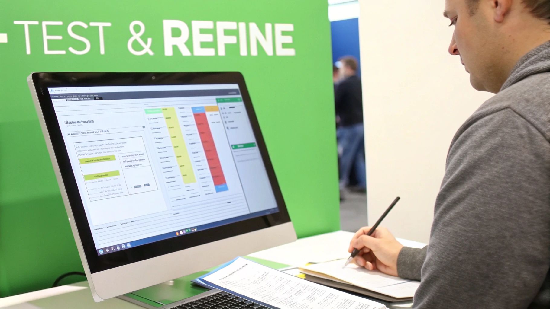 A screenshot from the Wikipedia page for AI detector, showing a snippet of text with certain phrases highlighted.