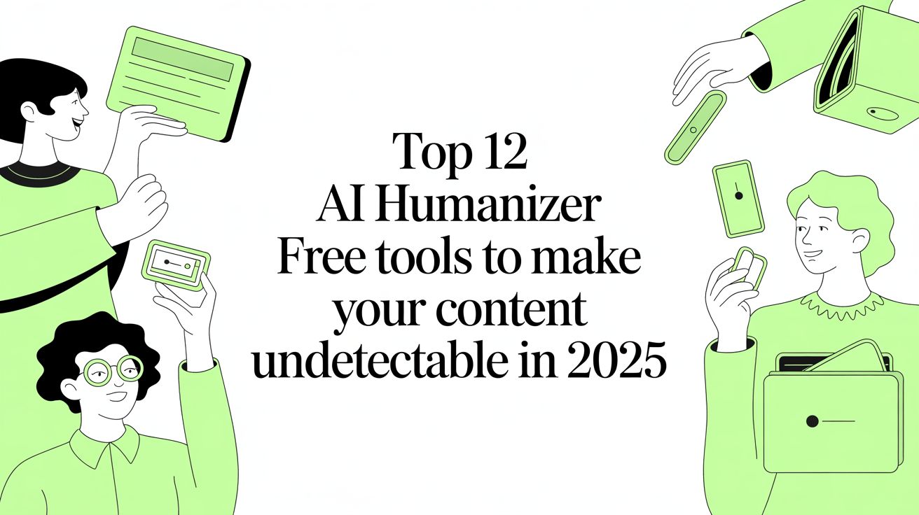 Top 12 AI Humanizer Free Tools to Make Your Content Undetectable in 2025