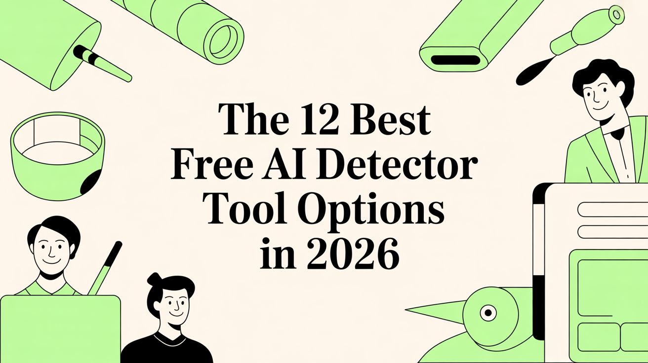 The 12 Best Free AI Detector Tool Options in 2026